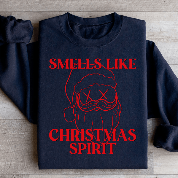 Smells Like Christmas Spirit Sweatshirt Black / S Peachy Sunday T-Shirt