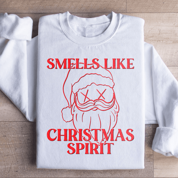 Smells Like Christmas Spirit Sweatshirt White / S Peachy Sunday T-Shirt