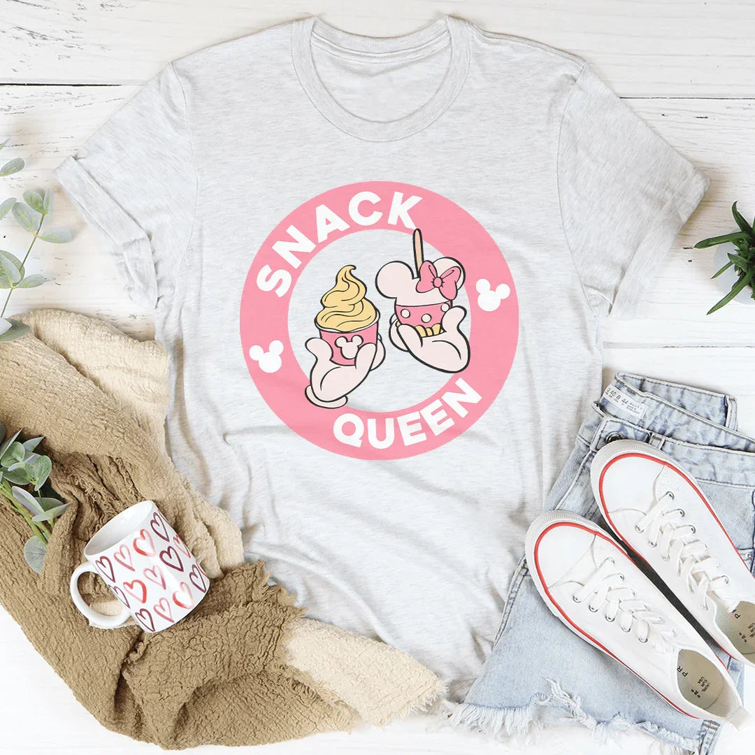 Snack Queen Tee Ash / S Peachy Sunday T-Shirt