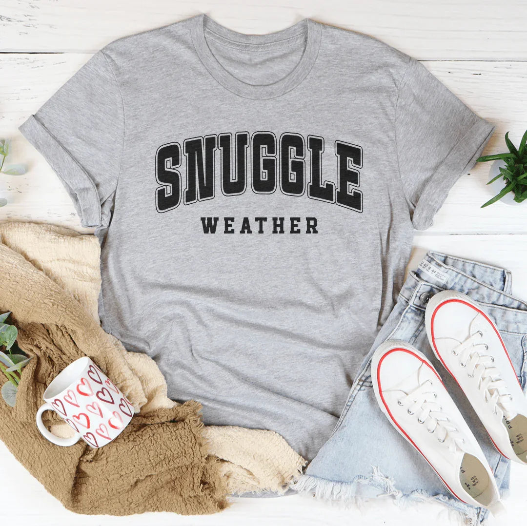 Snuggle Weather Tee Athletic Heather / S Peachy Sunday T-Shirt