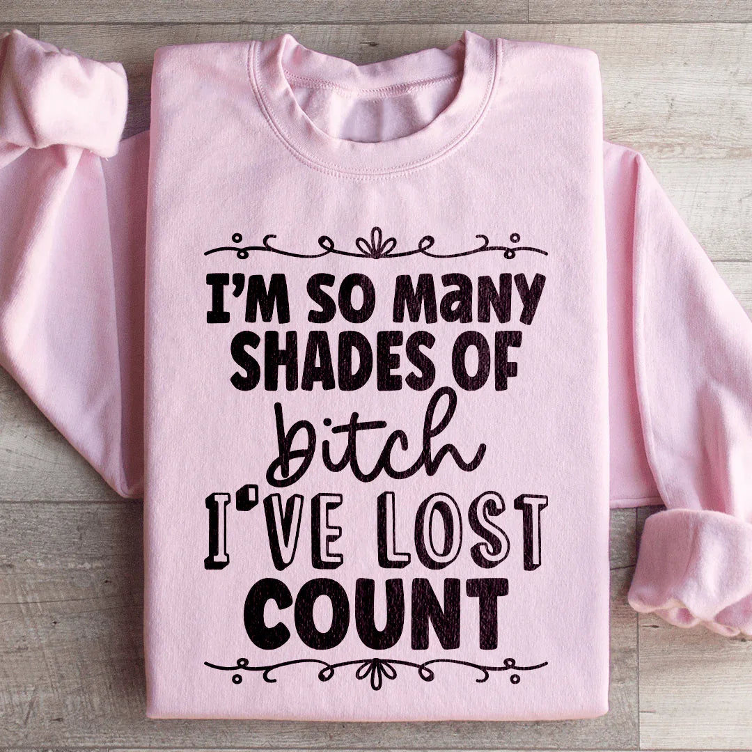 So Many Shades Sweatshirt Light Pink / S Peachy Sunday T-Shirt