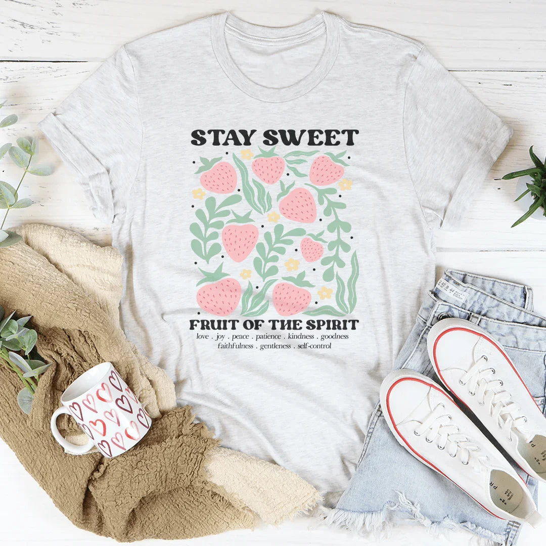So Sweet Fruit Of The Spirit Tee White / S Peachy Sunday T-Shirt