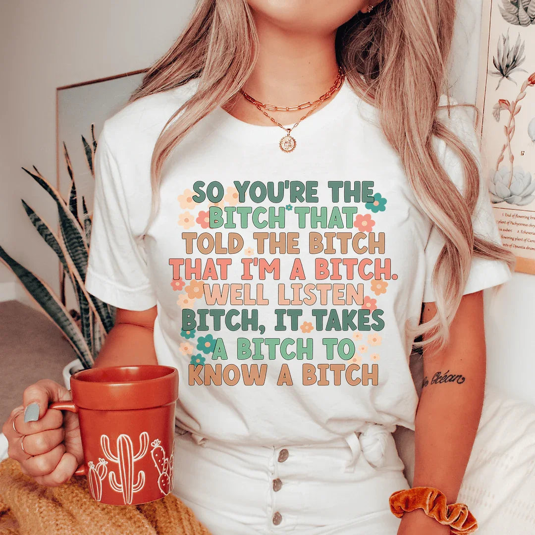 So You're The B Tee Ash / S Peachy Sunday T-Shirt