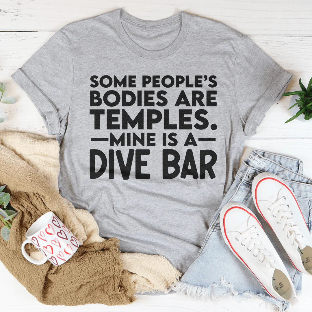 Some People's Bodies Are Temples Tee Athletic Heather / S Peachy Sunday T-Shirt