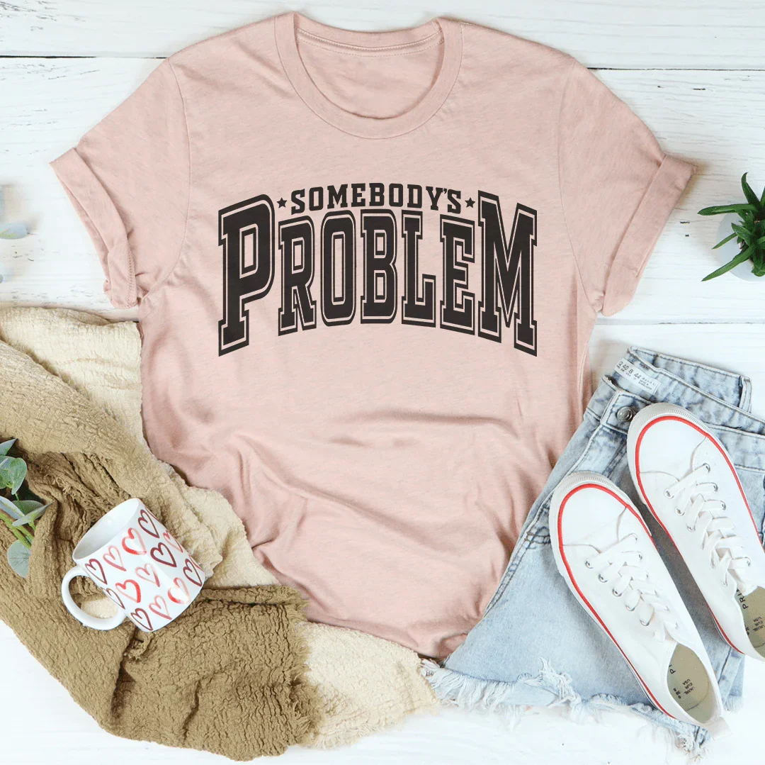 Somebody's Problem Tee Heather Prism Peach / S Peachy Sunday T-Shirt