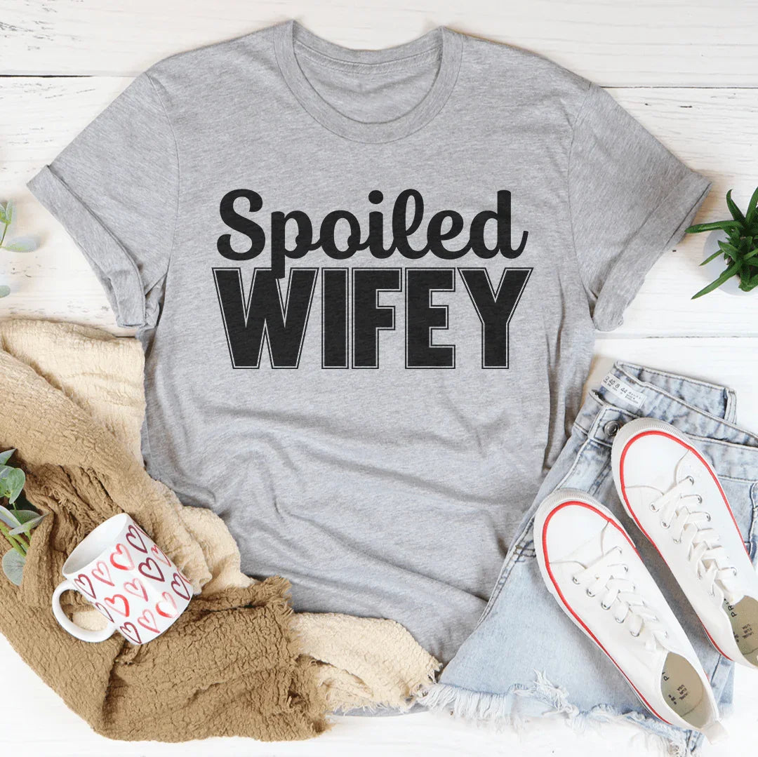 Spoiled Wifey Tee Athletic Heather / S Peachy Sunday T-Shirt