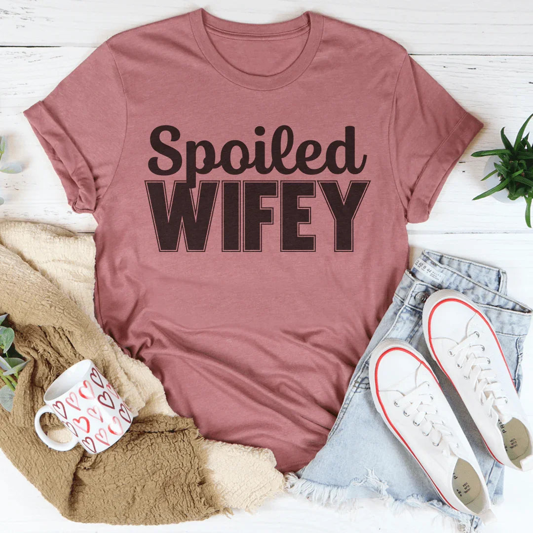 Spoiled Wifey Tee Mauve / S Peachy Sunday T-Shirt