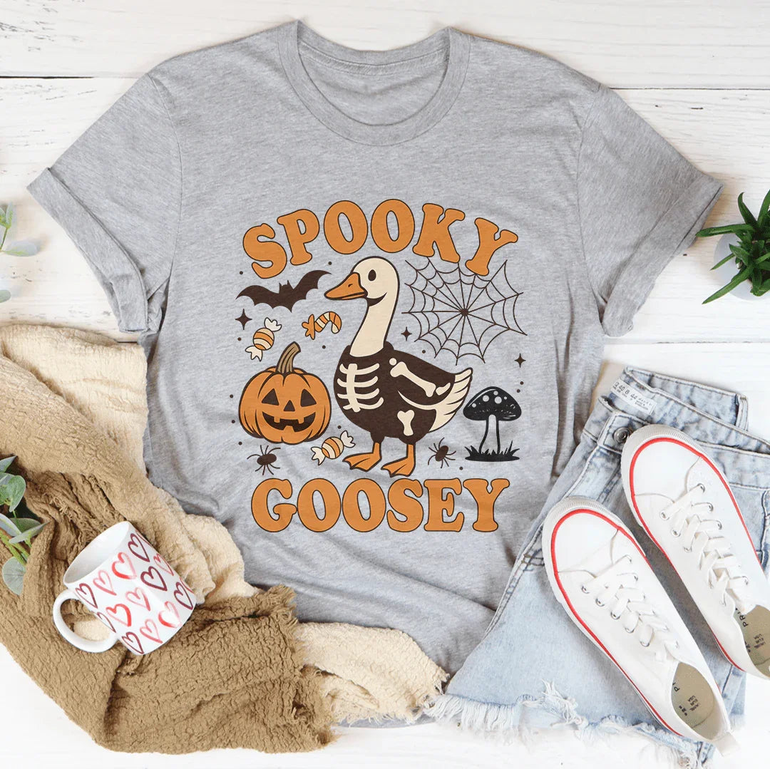 Spooky Goosey Tee Athletic Heather / S Peachy Sunday T-Shirt