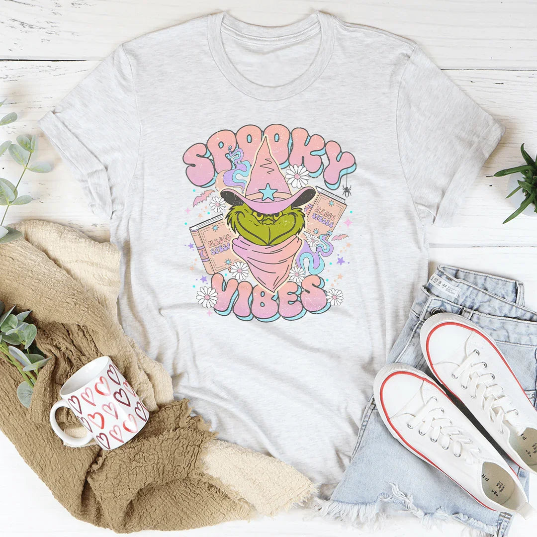 Spooky Vibes Tee Ash / S Printify T-Shirt T-Shirt