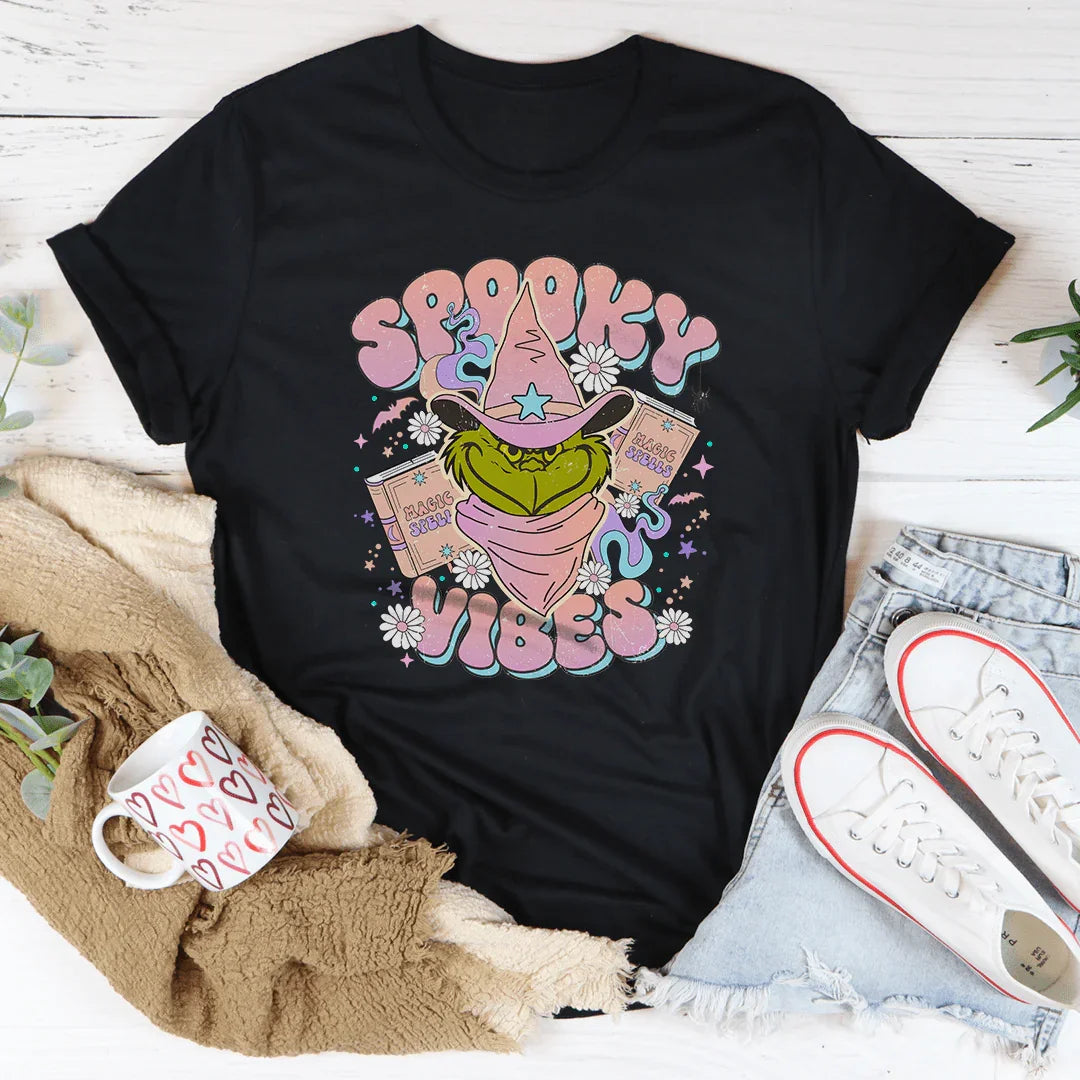 Spooky Vibes Tee Black / S Printify T-Shirt T-Shirt