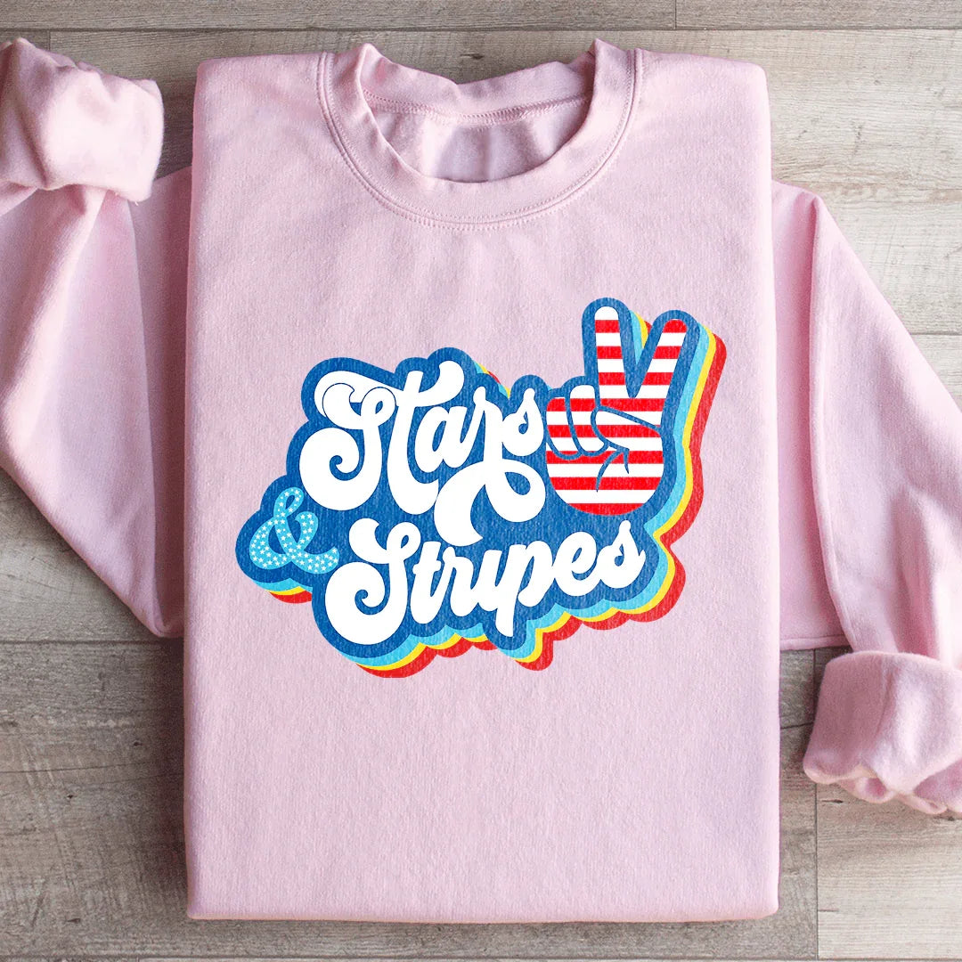Stars & Stripes Sweatshirt Peachy Sunday T-Shirt