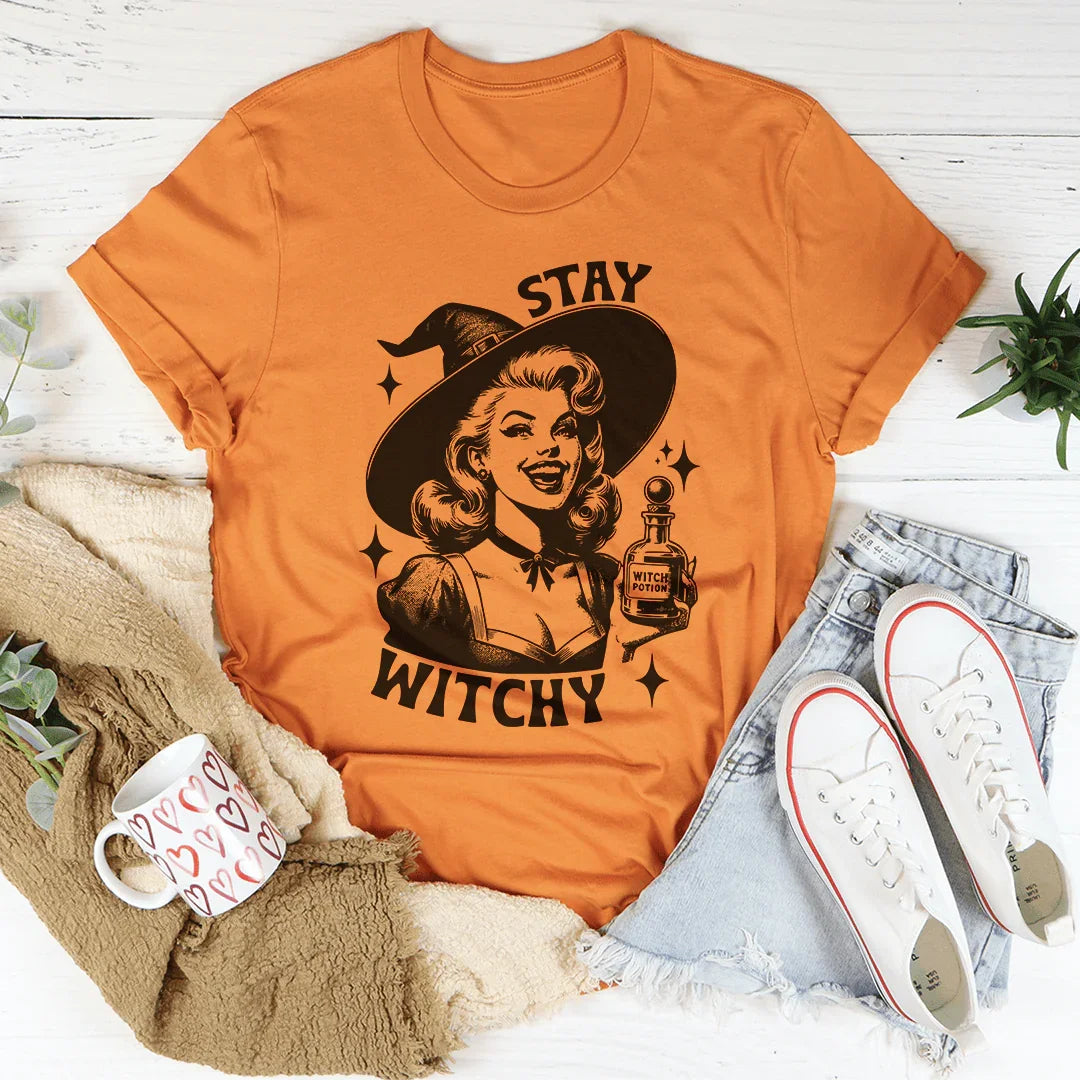 Stay Witchy Tee Heather Orange / S Peachy Sunday T-Shirt