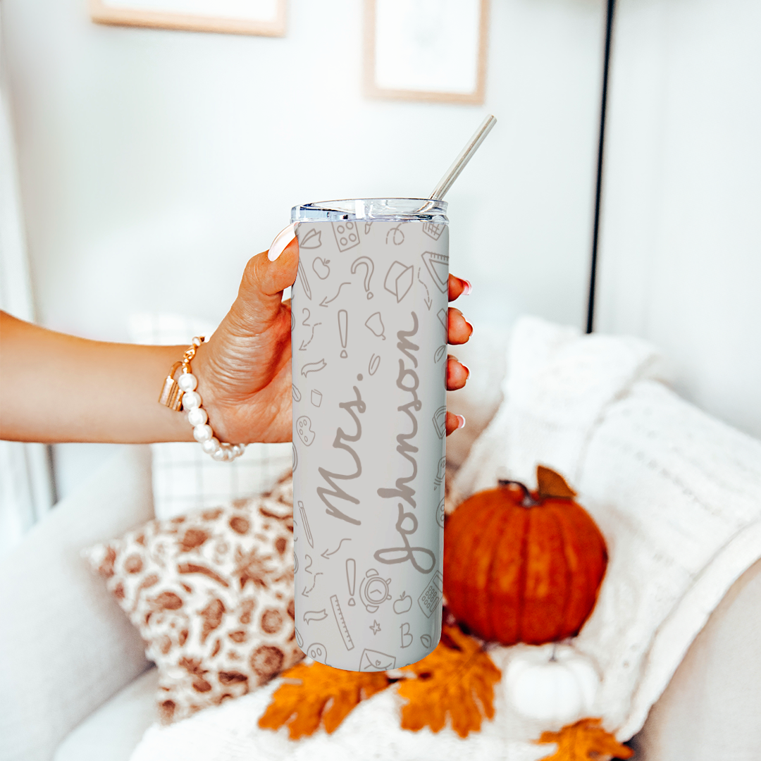 Personalized Teacher Tumbler