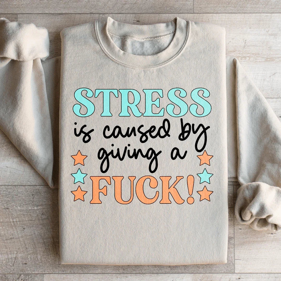 Stress Sweatshirt Peachy Sunday T-Shirt