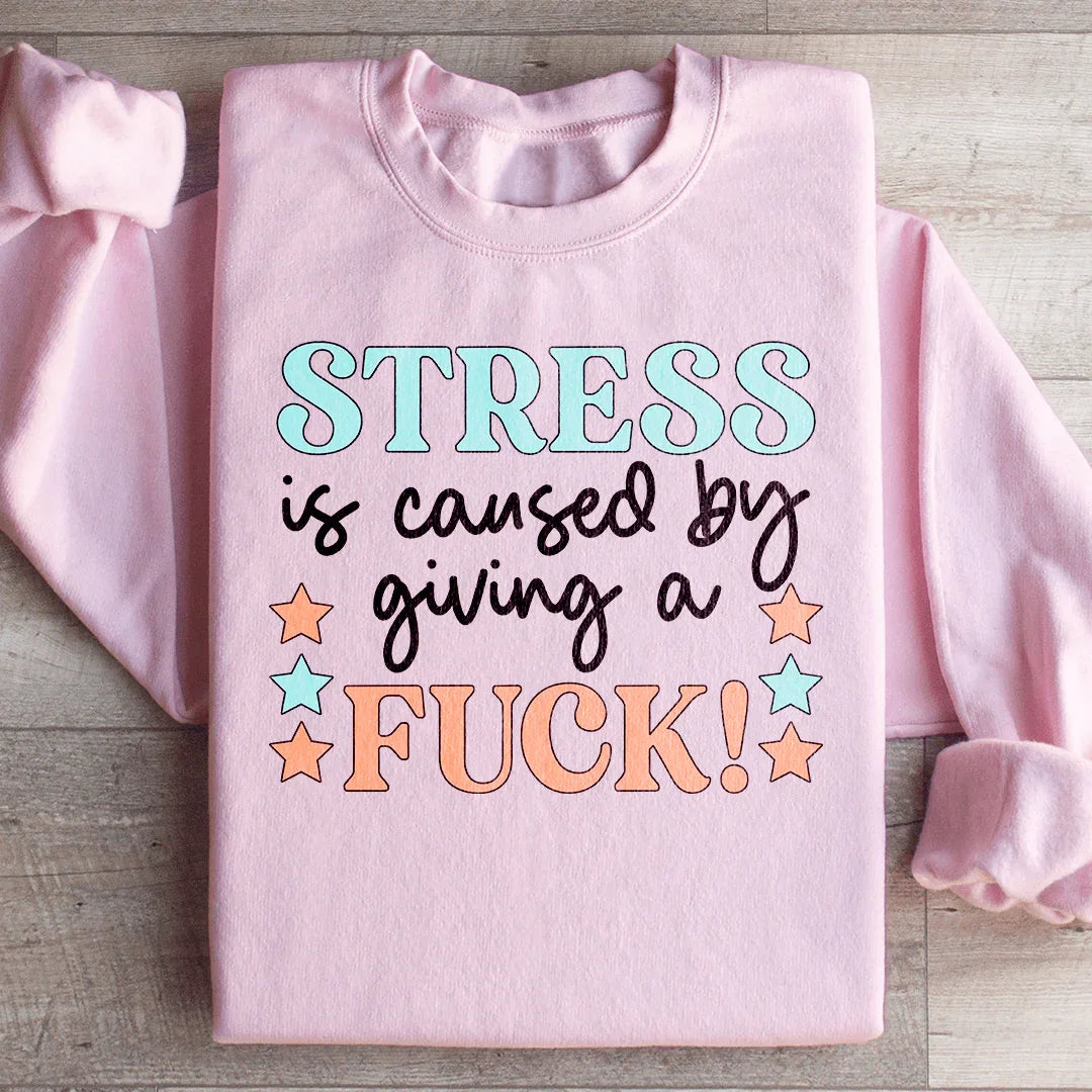 Stress Sweatshirt Peachy Sunday T-Shirt