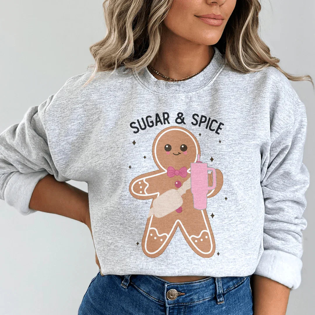 Sugar & Spice Sweatshirt Sport Grey / S Peachy Sunday T-Shirt
