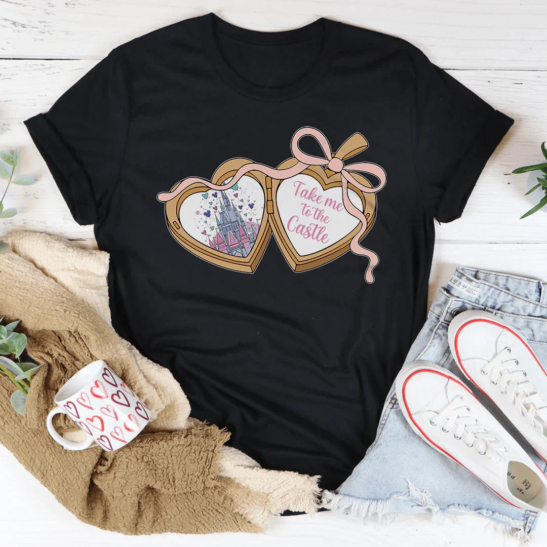 Take Me To The Castle Tee Black Heather / S Peachy Sunday T-Shirt