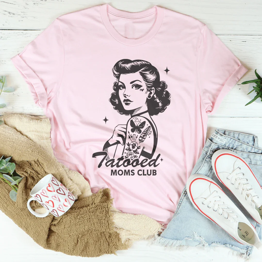 Tattooed Moms Club Tee Pink / S Peachy Sunday T-Shirt