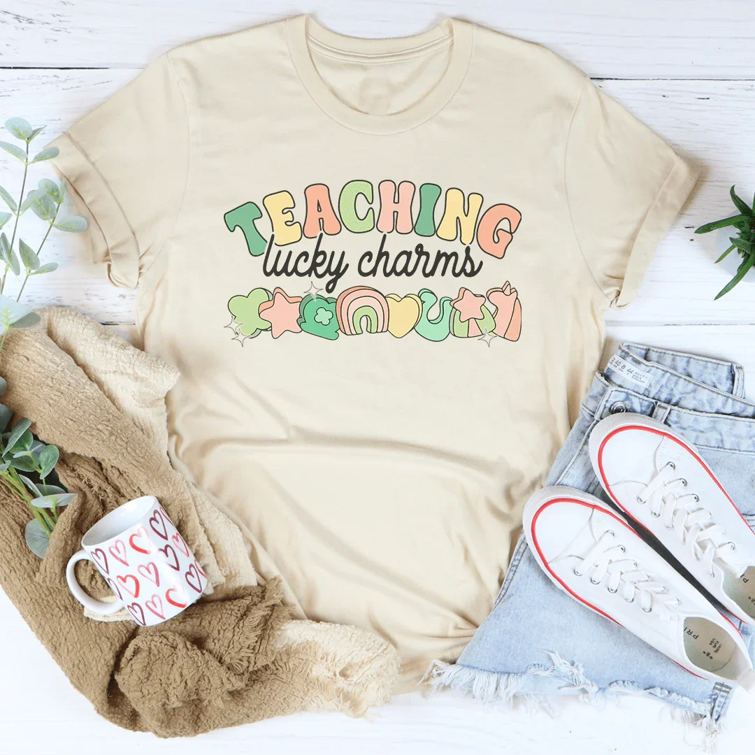 Teaching Lucky Charms Tee Soft Cream / S Peachy Sunday T-Shirt