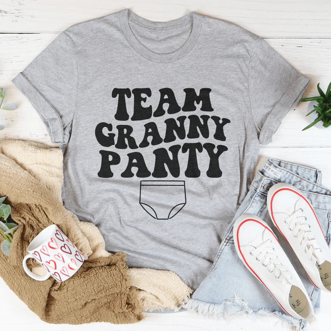 Team Granny Panty Tee Athletic Heather / S Peachy Sunday T-Shirt
