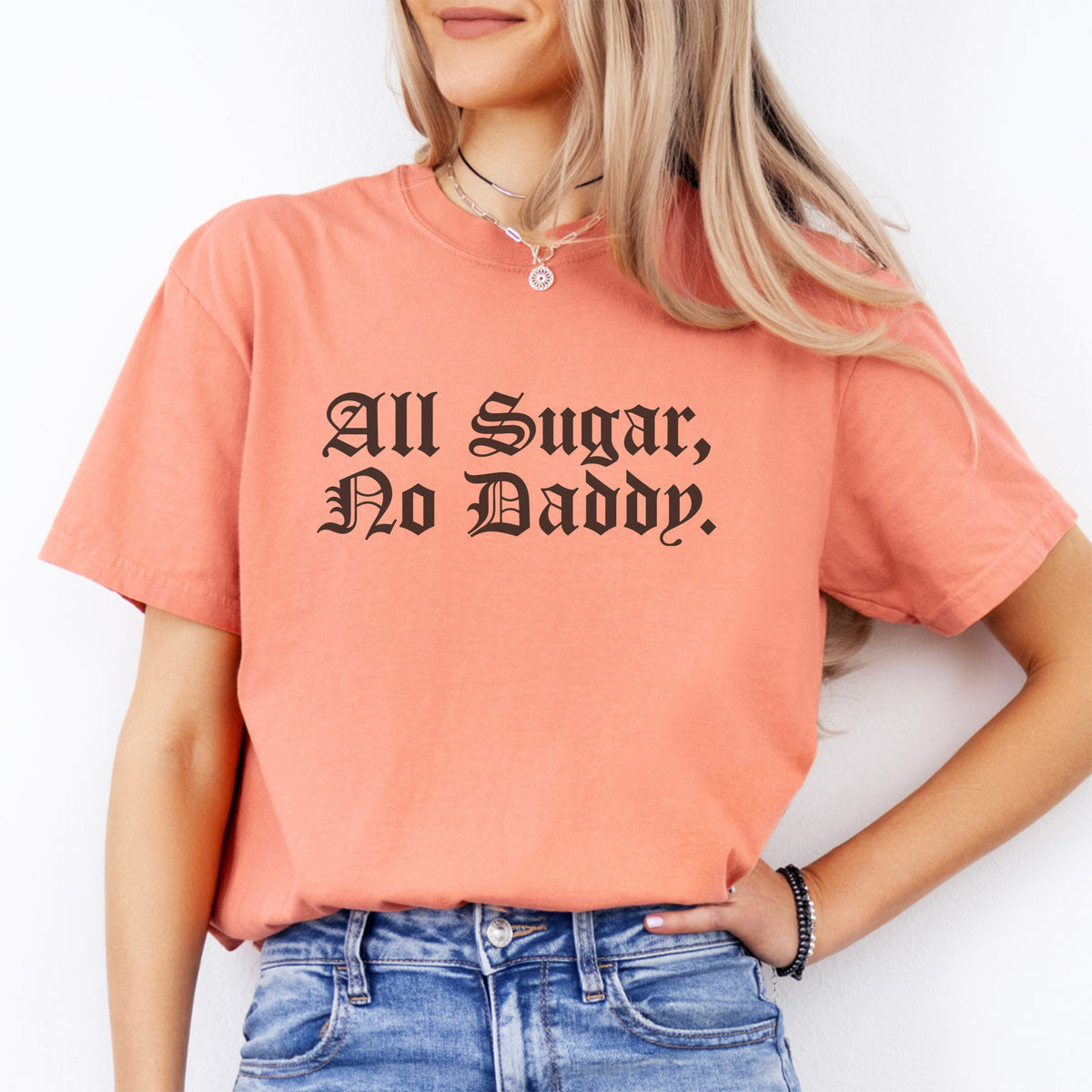 Camiseta «Todo azúcar, ningún papá»