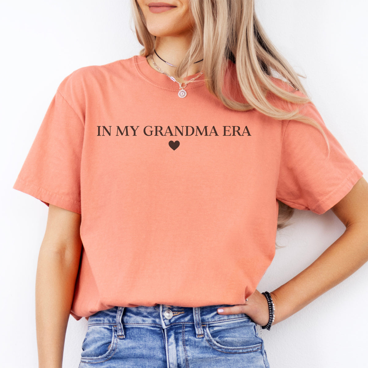 T-shirt « À l'époque de ma grand-mère »
