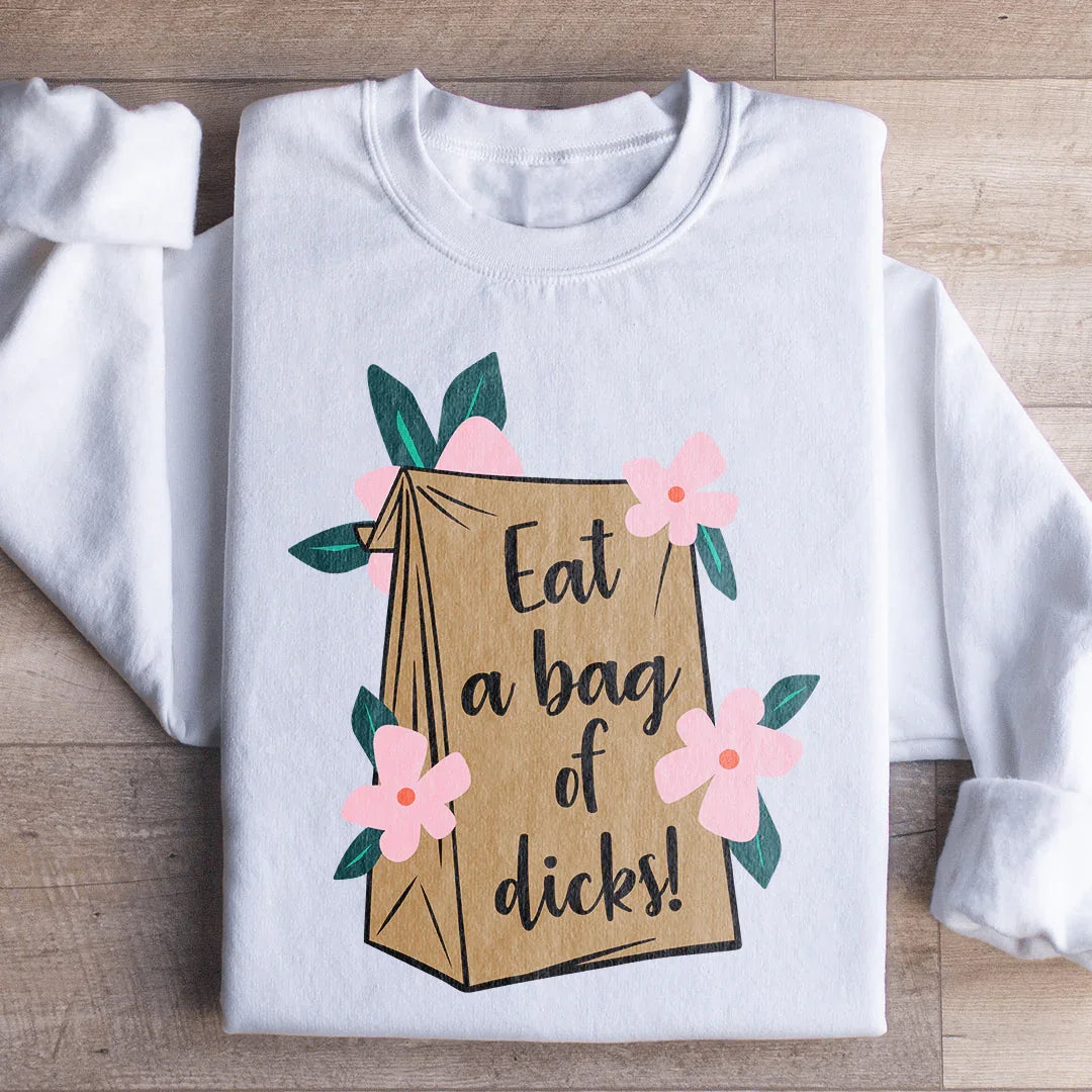 The Bag Sweatshirt White / S Peachy Sunday T-Shirt