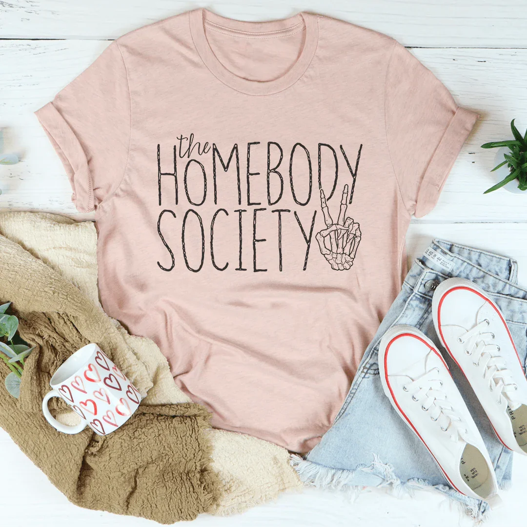 The Hombody Society Tee Heather Prism Peach / S Peachy Sunday T-Shirt