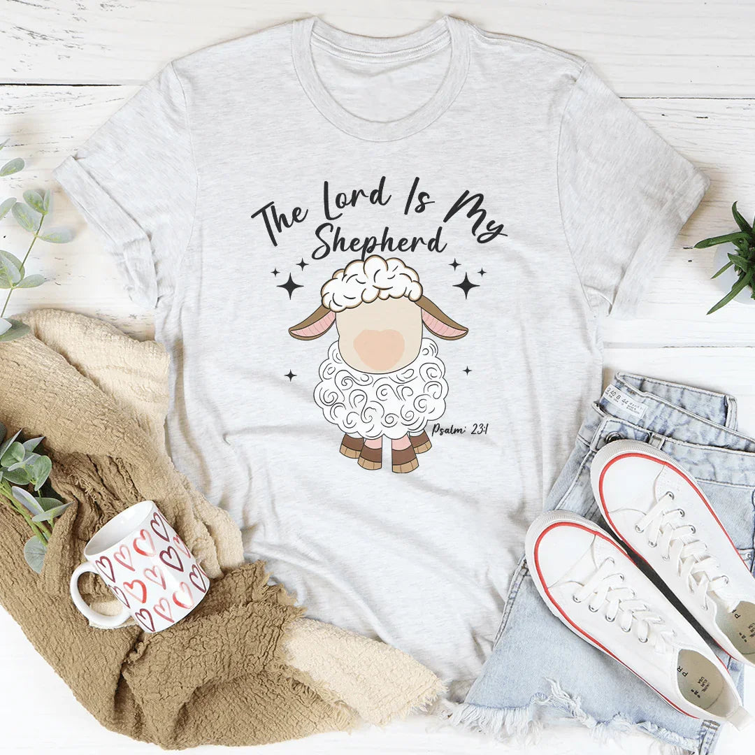 The Lord Is My Shepherd Tee Ash / S Peachy Sunday T-Shirt