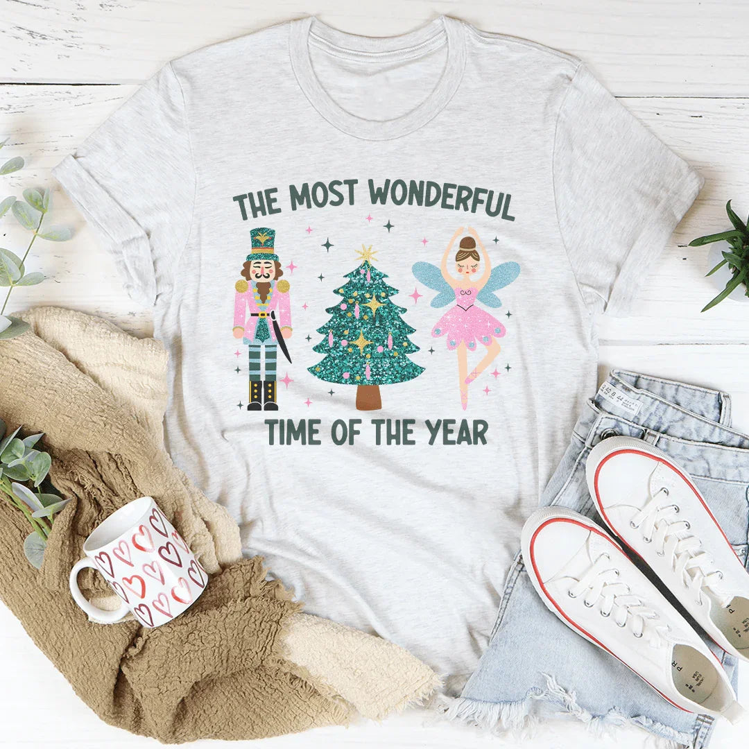The Most Wonderful Time Of Year Tee Peachy Sunday T-Shirt