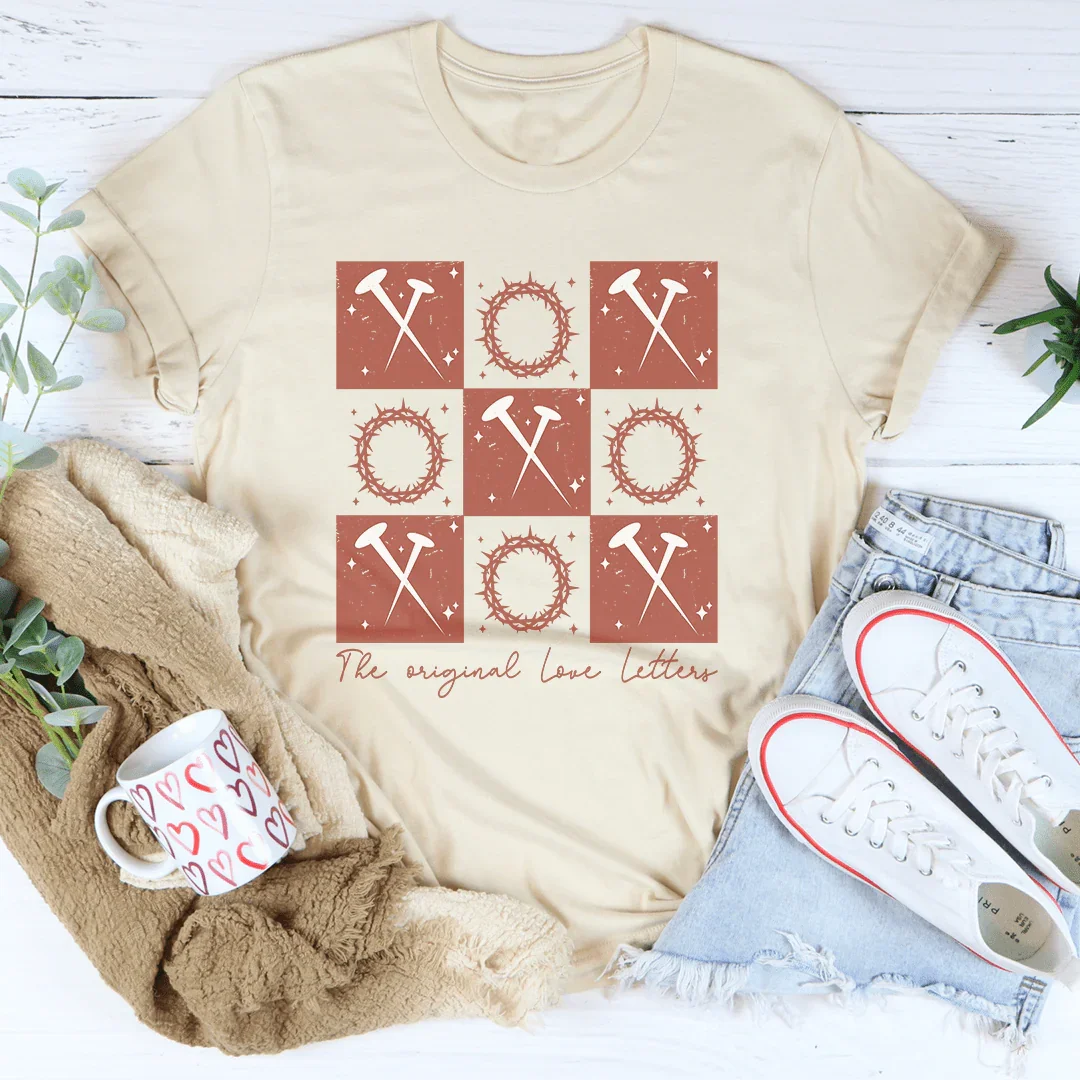 The Original Love Letters Tee Soft Cream / S Peachy Sunday T-Shirt