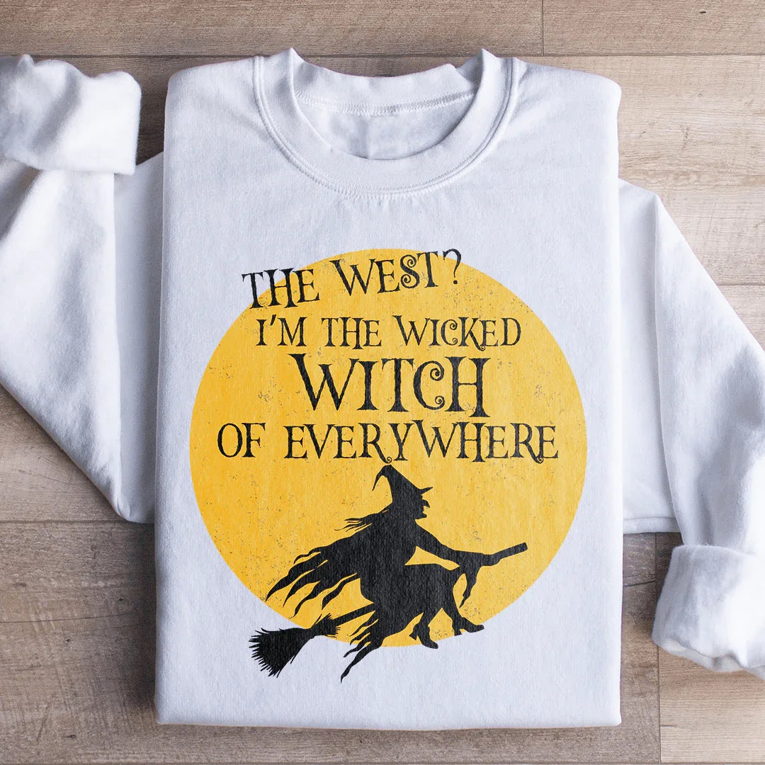The Wicked Witch Of Everywhere Sweatshirt White / S Peachy Sunday T-Shirt