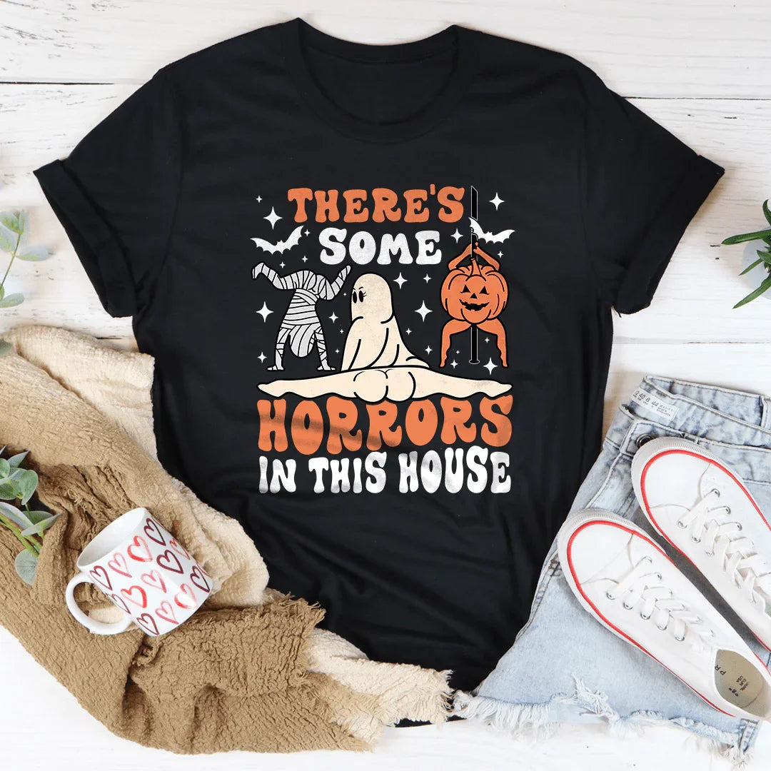 There's Some Horrors In This House Tee Peachy Sunday T-Shirt