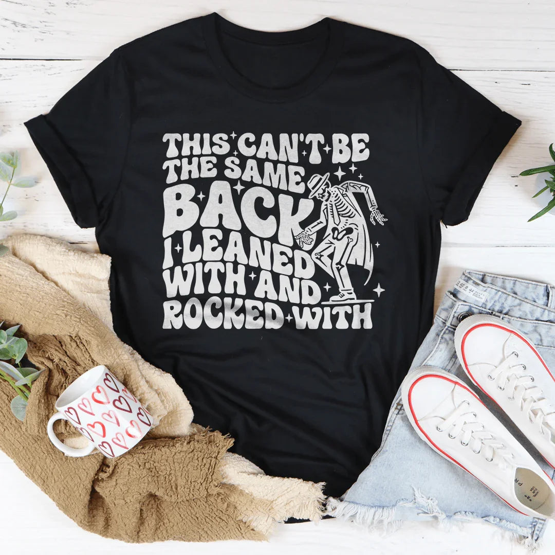 This Can't Be The Same Back I Leaned With & Rocked With Tee Black Heather / S Peachy Sunday T-Shirt