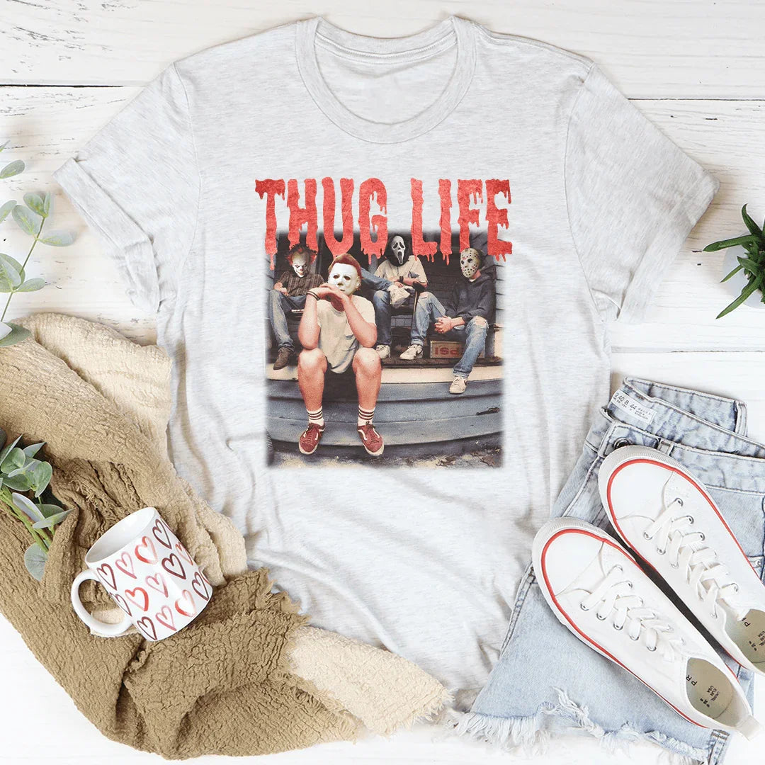 Thug Life Tee Ash / S Printify T-Shirt T-Shirt