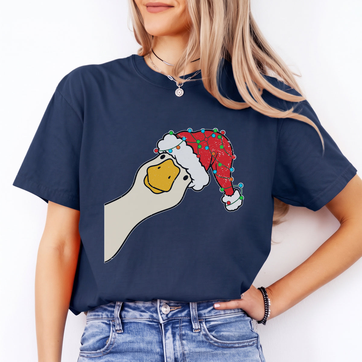 Funny Christmas Goose Tee