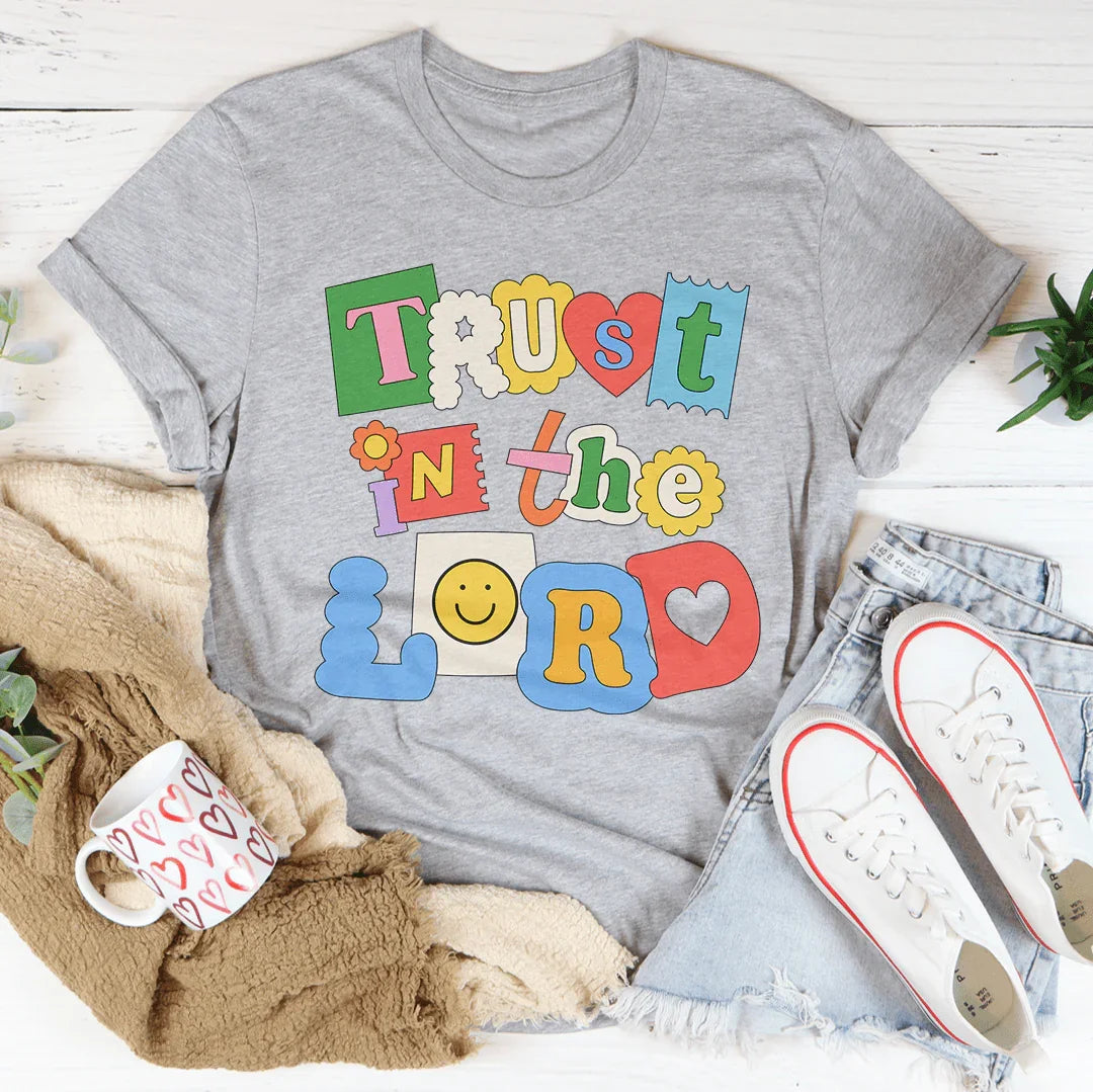 Trust In The Lord Tee Athletic Heather / S Peachy Sunday T-Shirt
