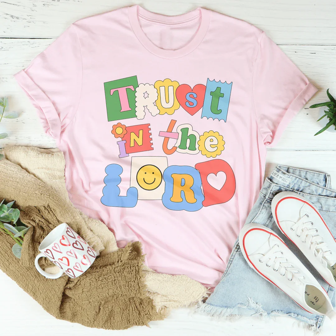 Trust In The Lord Tee Pink / S Peachy Sunday T-Shirt
