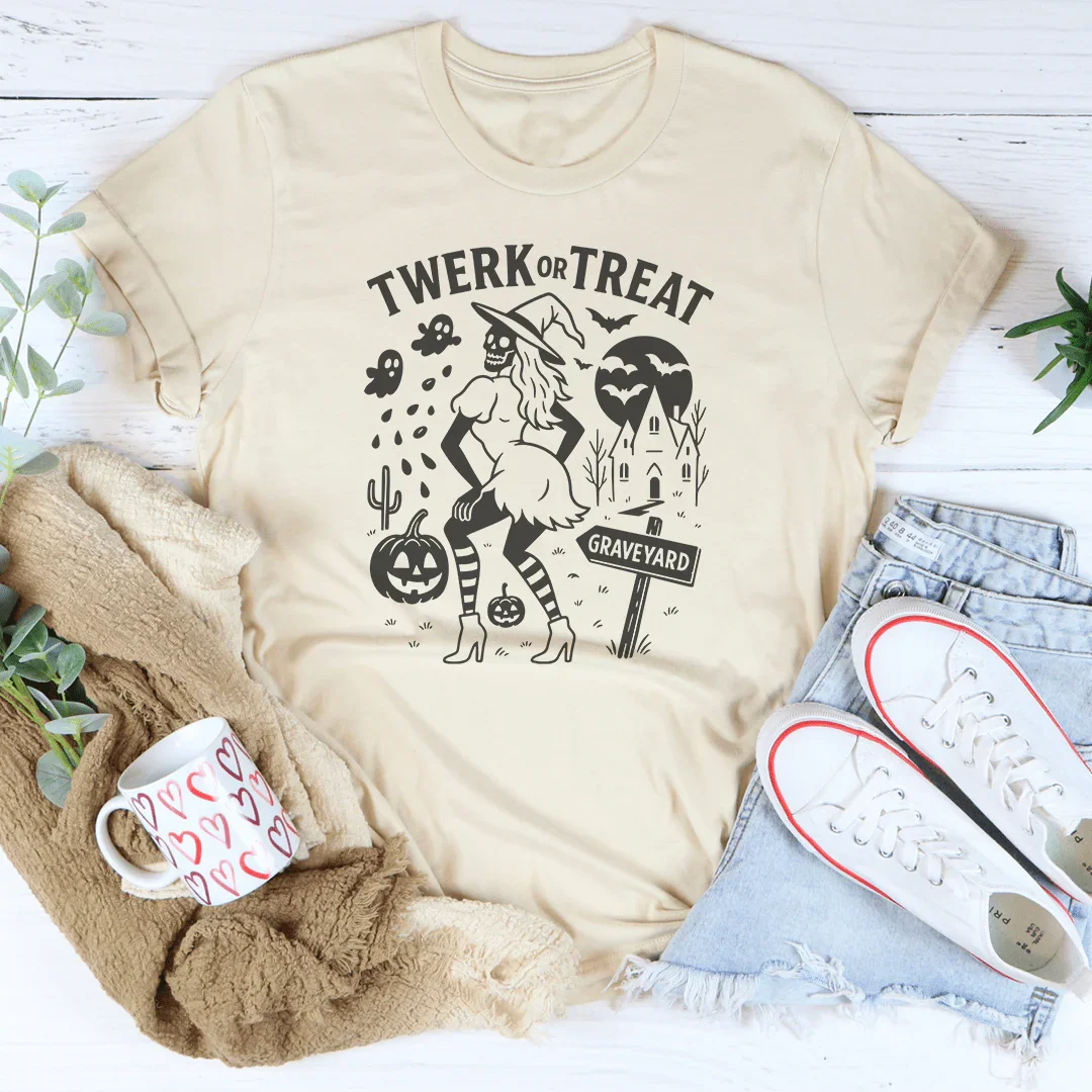 Twerk Or Treat Tee Soft Cream / S Peachy Sunday T-Shirt