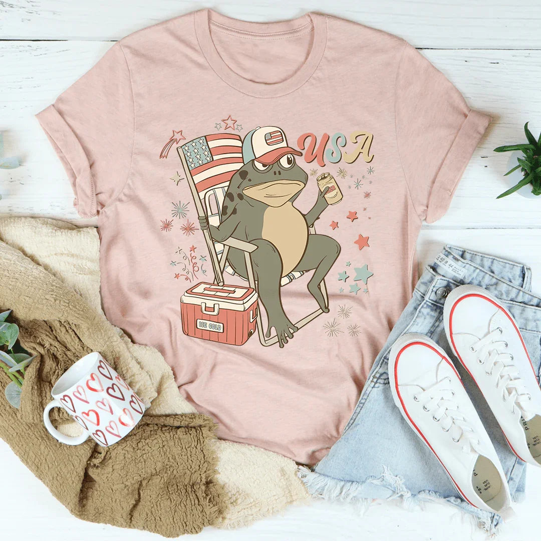 USA Tee Heather Prism Peach / S Peachy Sunday T-Shirt