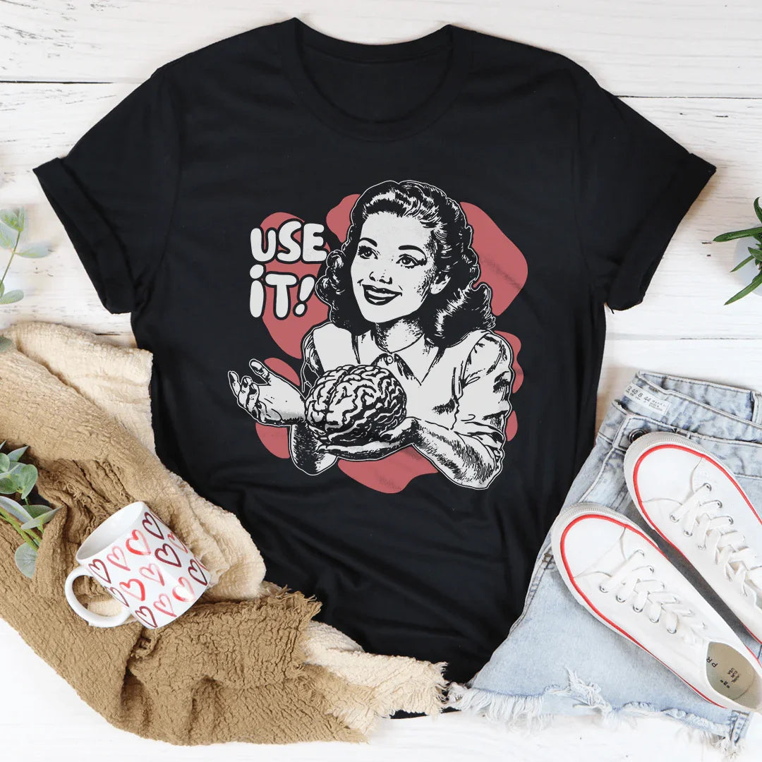 Use It Tee Black Heather / S Peachy Sunday T-Shirt