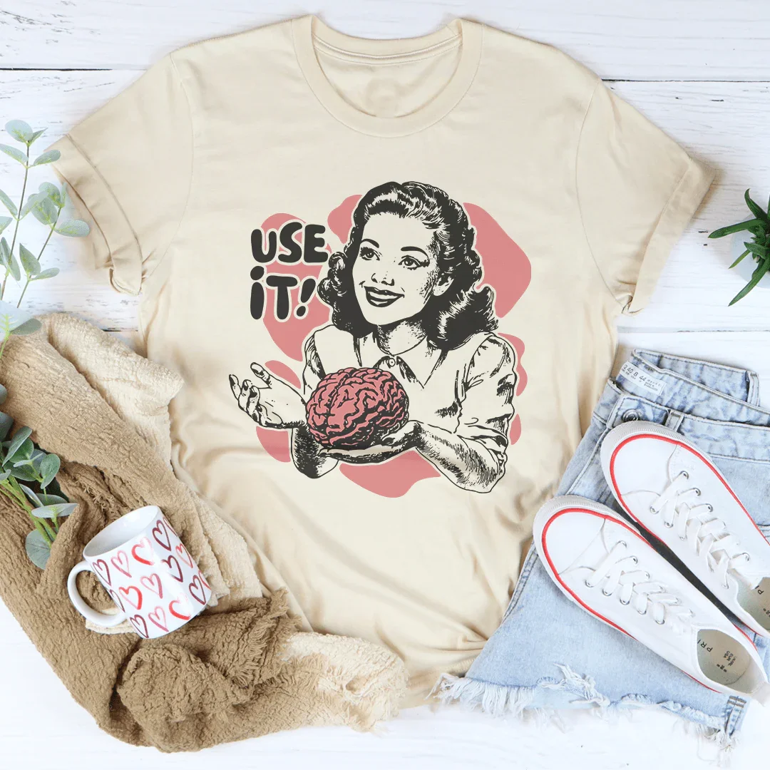 Use It Tee Soft Cream / S Peachy Sunday T-Shirt