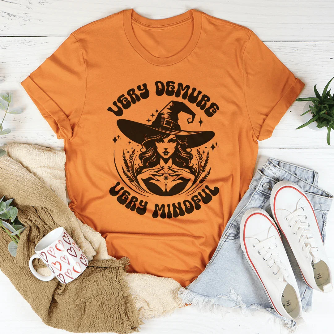 Very Demure Very Mindful Tee Heather Orange / S Peachy Sunday T-Shirt