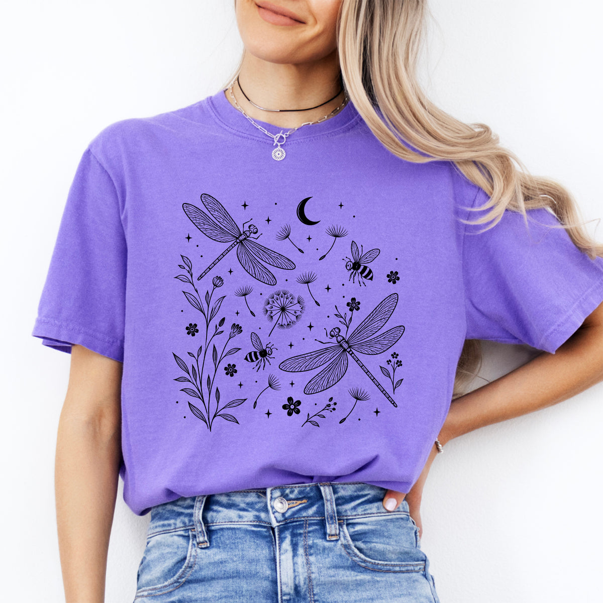 T-shirt nature libellule