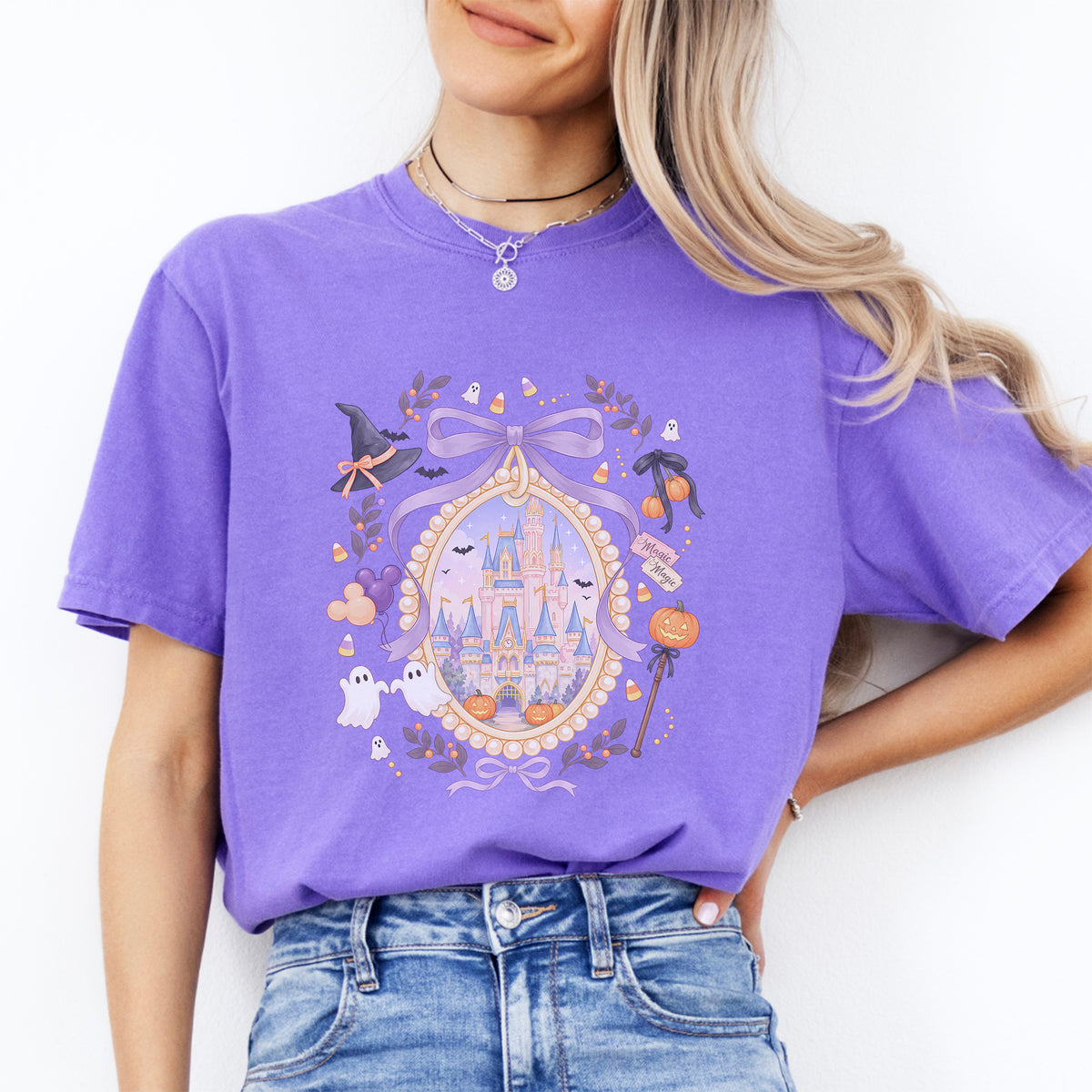 T-shirt d'Halloween rétro Walt Disney World