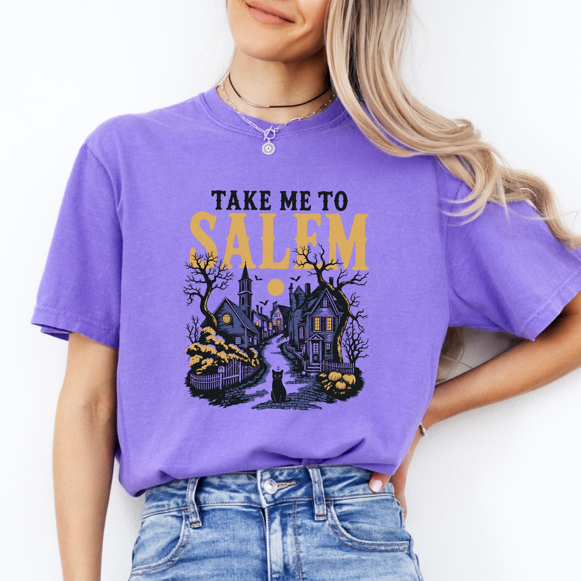 Digitales Retro-Halloween-T-Shirt