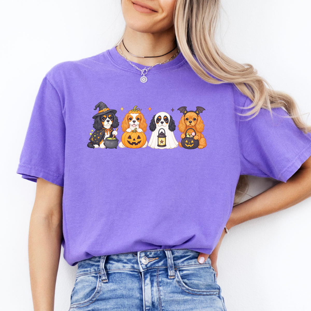T-shirt Halloween Cavalier King