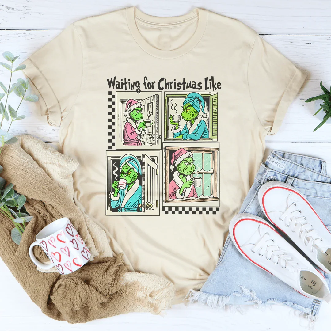 Waiting For Christmas Like Tee Soft Cream / S Peachy Sunday T-Shirt