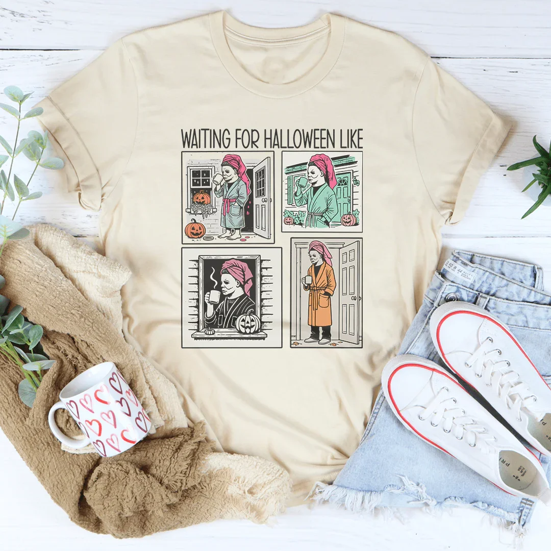 Waiting For Halloween Like Tee Soft Cream / XS Printify T-Shirt T-Shirt