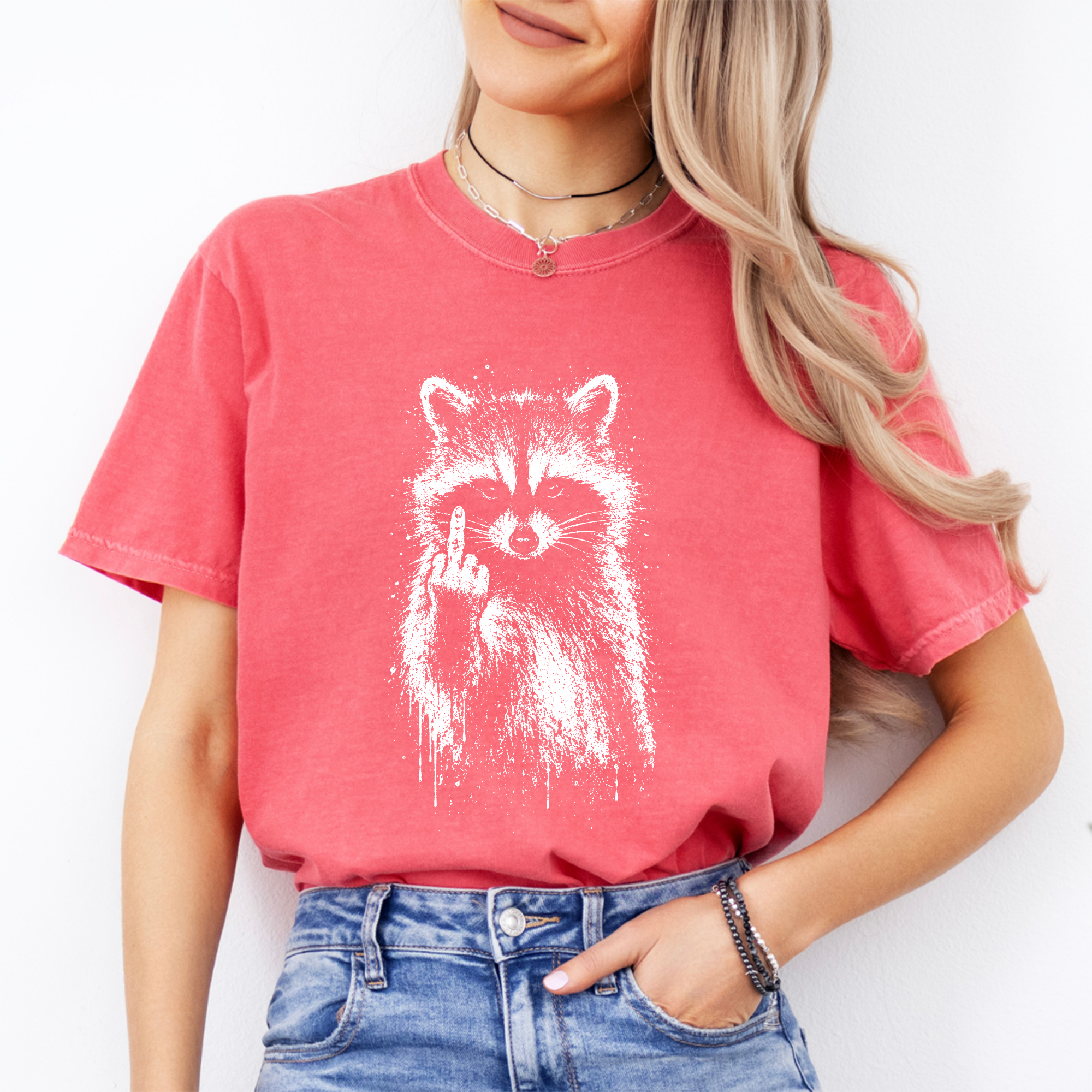 Camiseta de mapache sarcástico y divertido